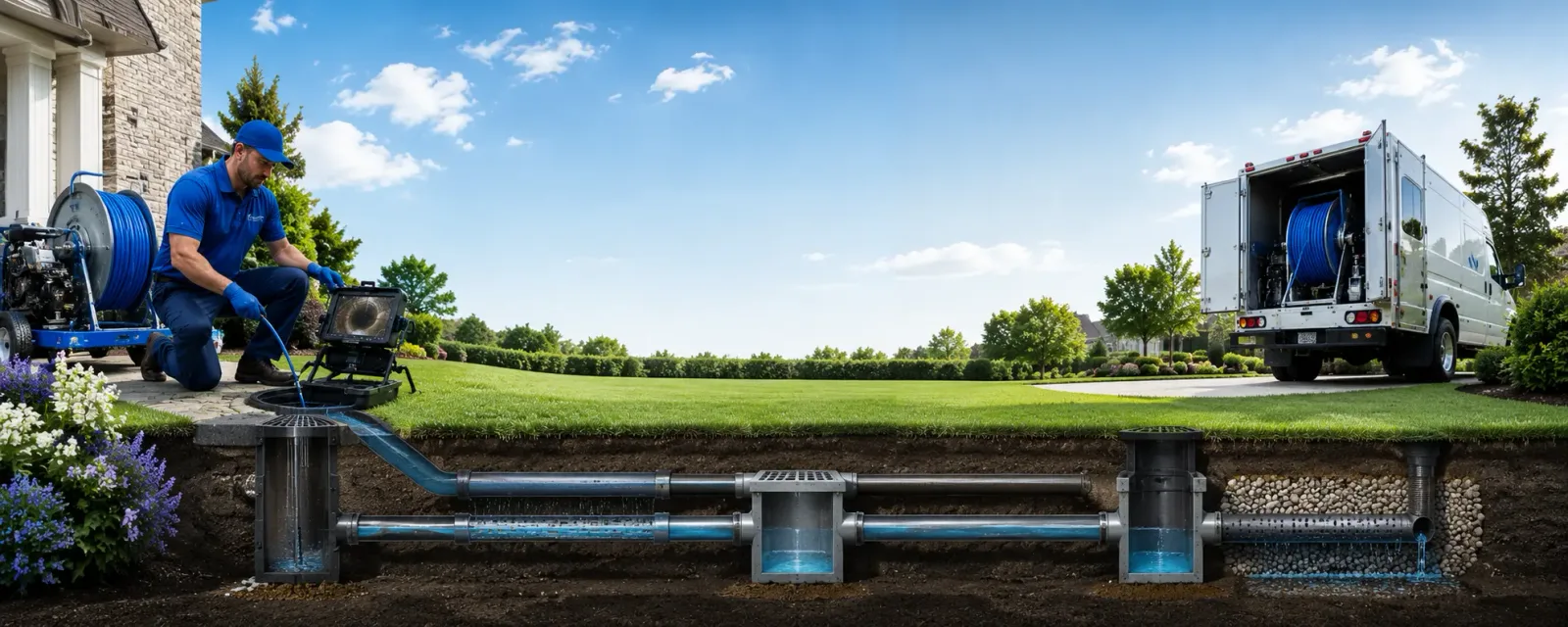 Outdoor drain cleaning information for Racine, MO